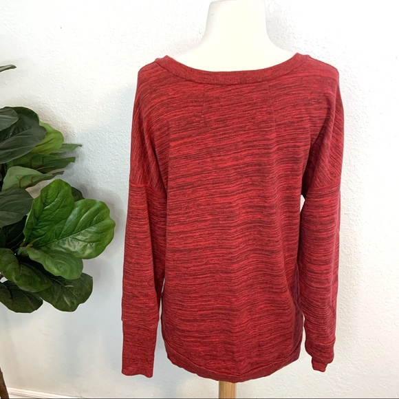 rag & bone knit red pullover sweatshirt - Picture 2 of 5